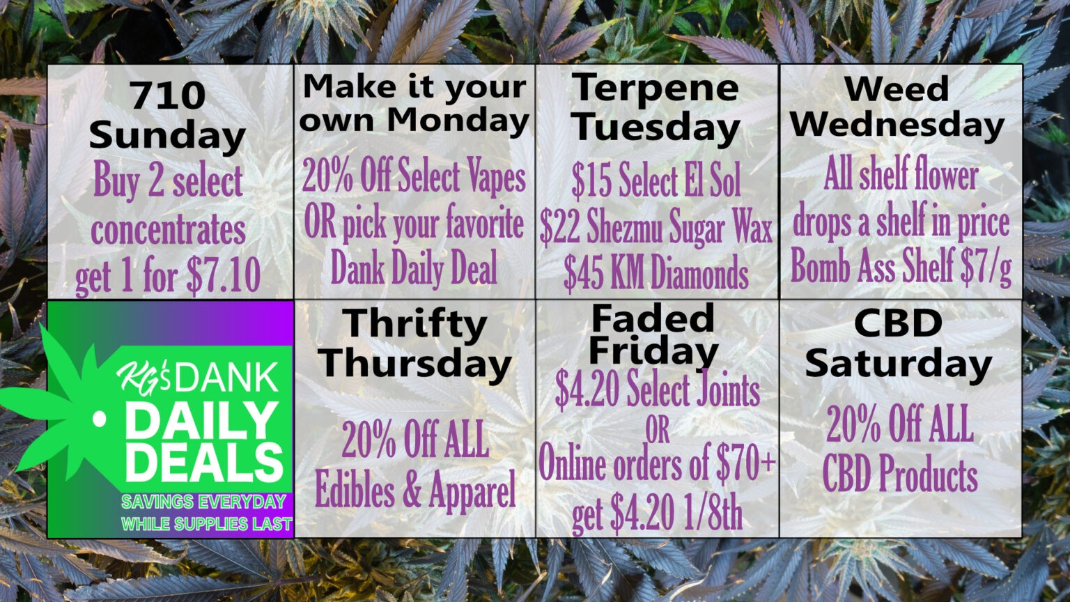 Kush Gardens Recreational Marijuana Dispensary in De Beque, CO